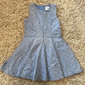 Place Princess Embroidered Cornflower Blue Dress, Size 5